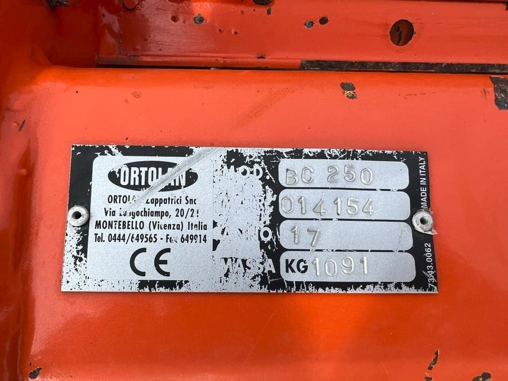 Grondbewerking toebehoor Ortolan BC 250 Frees