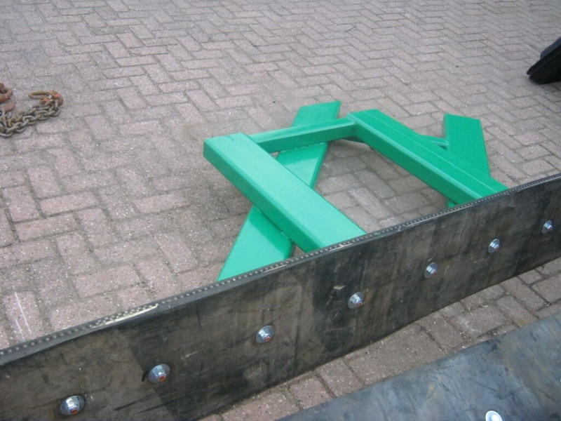 Grondbewerking toebehoor Rubberschuif voor kraan en shovel