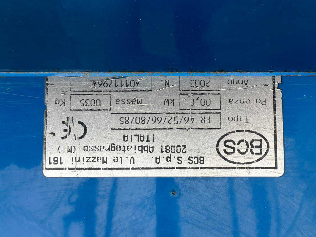 Grondfrees BCS 718 Harvester