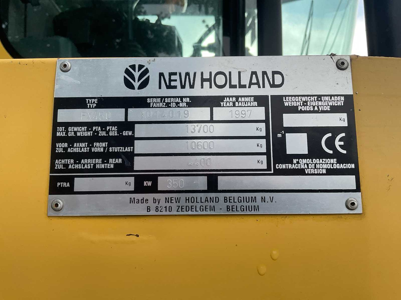 Hakselaar New holland FX450