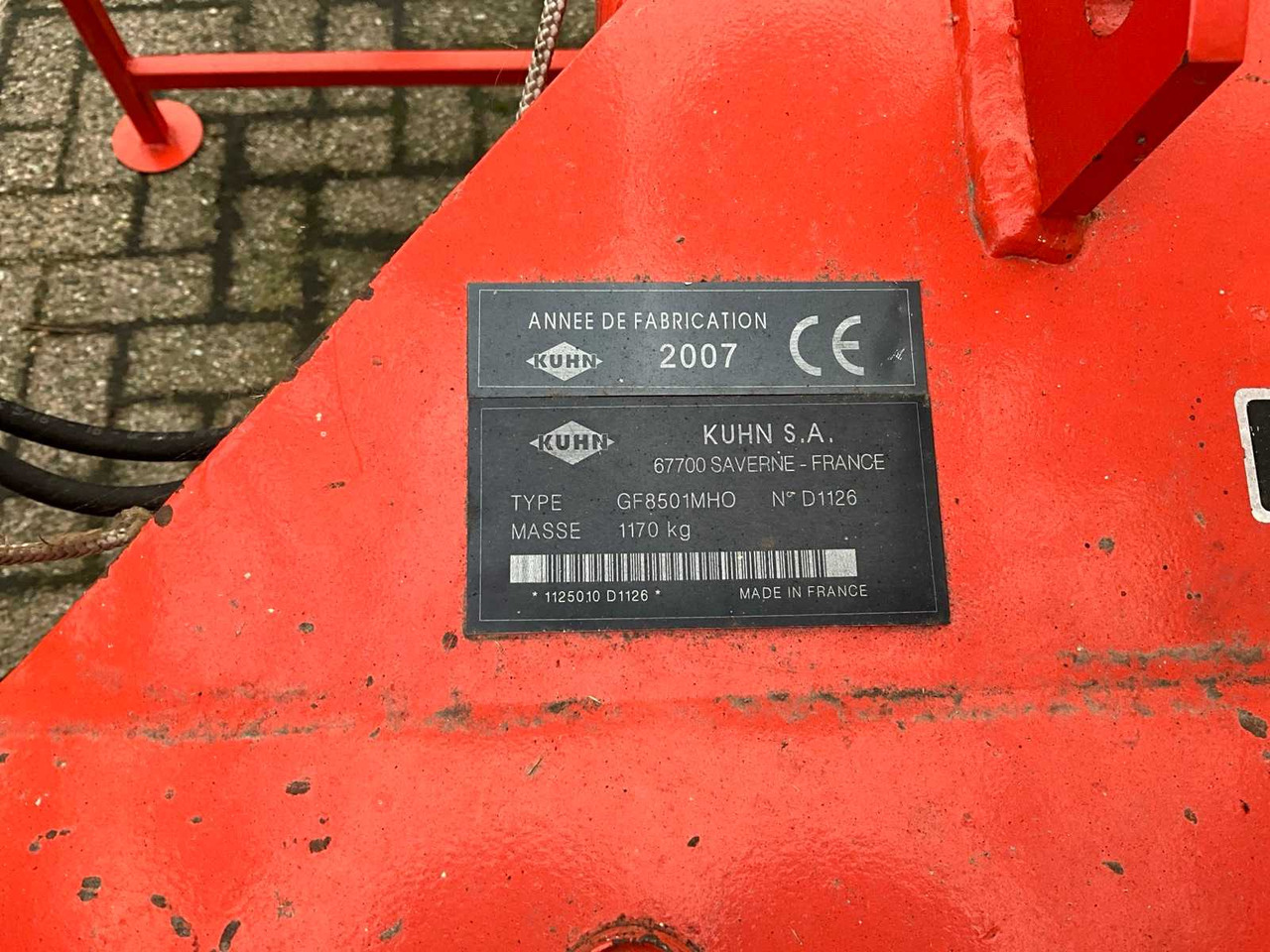 Hooi-/ Voedermachine Kuhn GF8501MH0