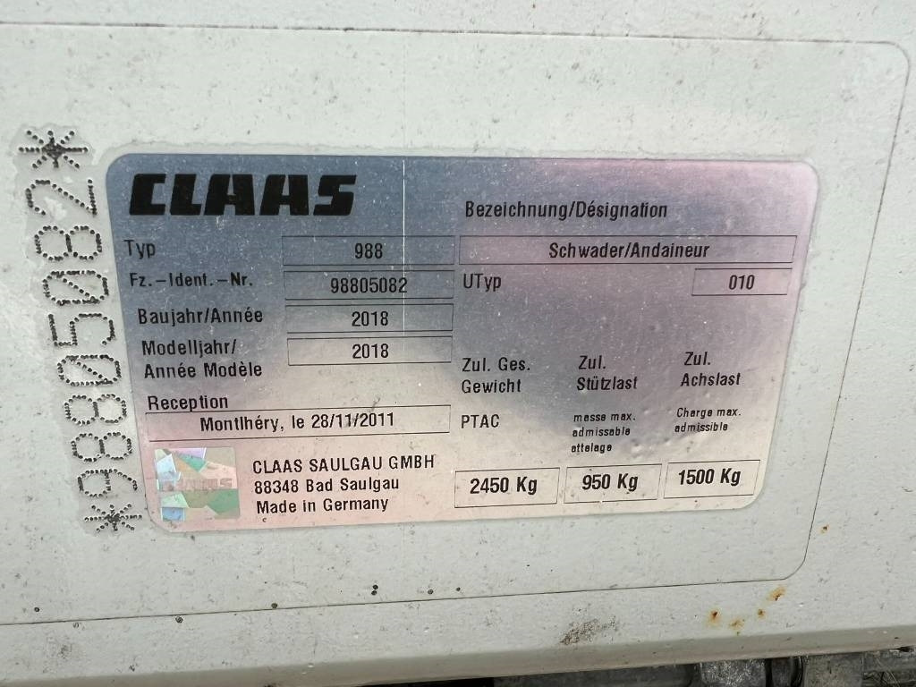 Hooischudder Claas Liner 2900