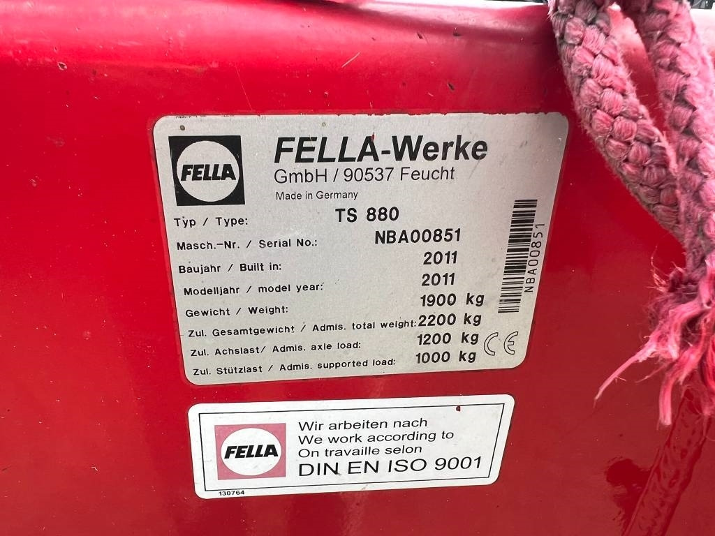 Hooischudder Fella TS 880