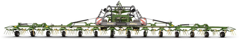 Hooischudder Krone getrokken schudders KWT met wielstel