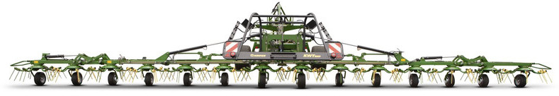 Hooischudder Krone getrokken schudders KWT met wielstel