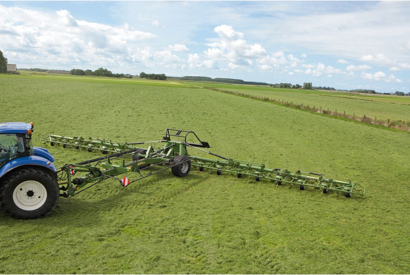 Hooischudder Krone getrokken schudders KWT met wielstel