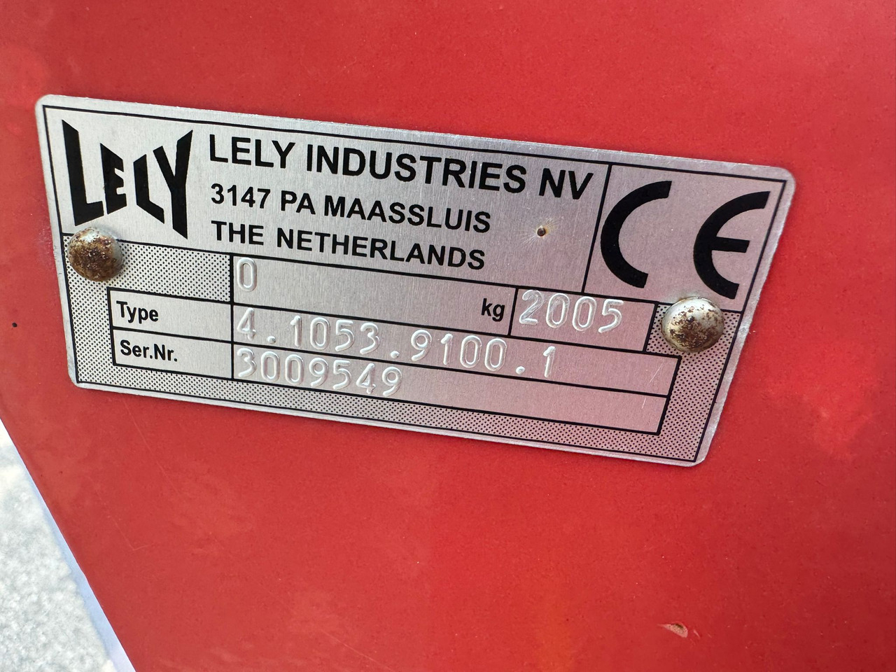 Hooischudder Lely Lotus 1020S