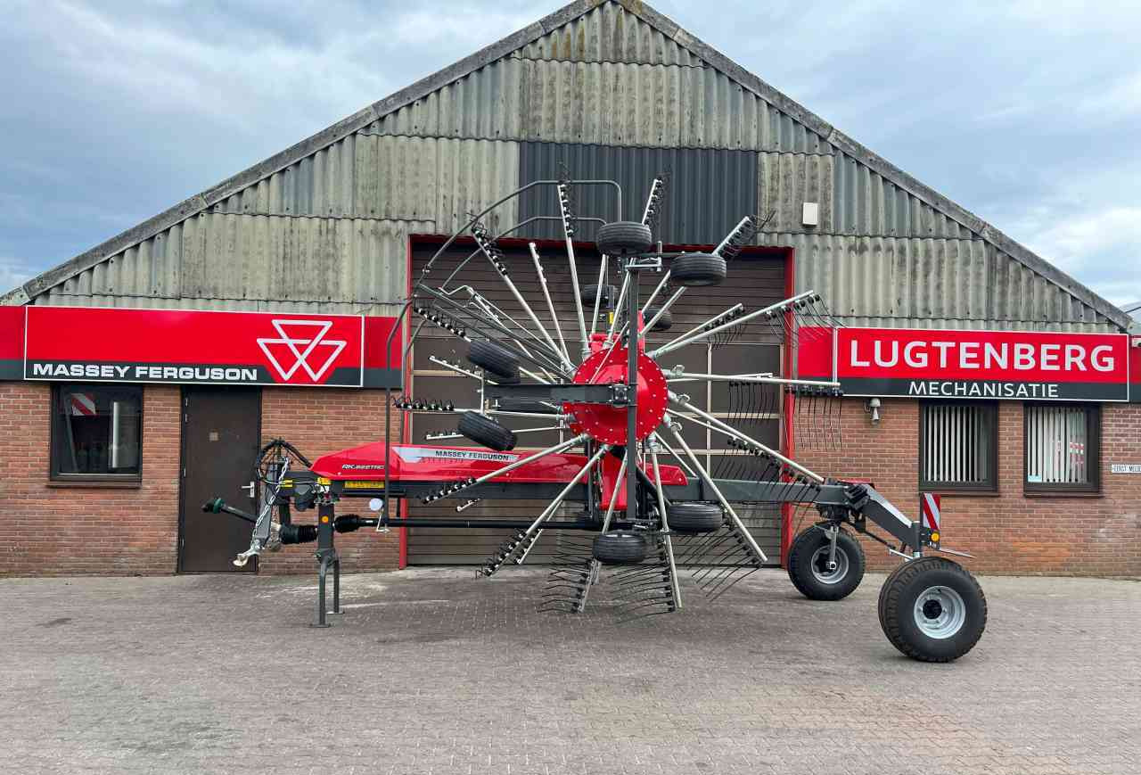 Hooischudder Massey Ferguson RK 922 TRC Gen2 hark middenafleg, hark, zwiller, rugger, rake, weidebouwmachines