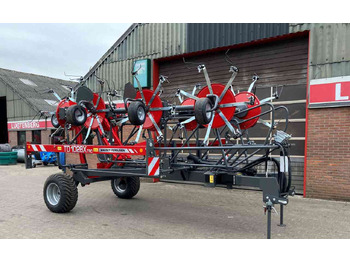 Hooischudder Massey Ferguson TD 1028X TRC Haaktandschudder Lely Lotus weidebouwmachines.