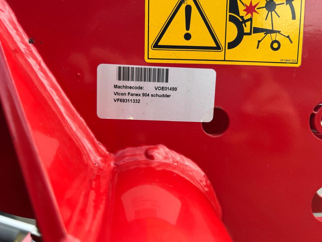 Hooischudder Vicon Fanex 904