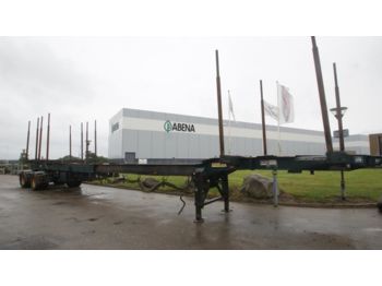 Houttransport Faymonville Holz auflieger / ausziehbar