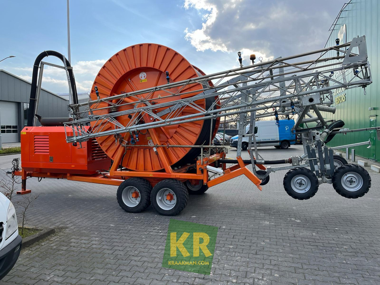 Irrigatiesysteem Mixi 110-500 motor met Briggs R46-46 beregeningsboom Faber