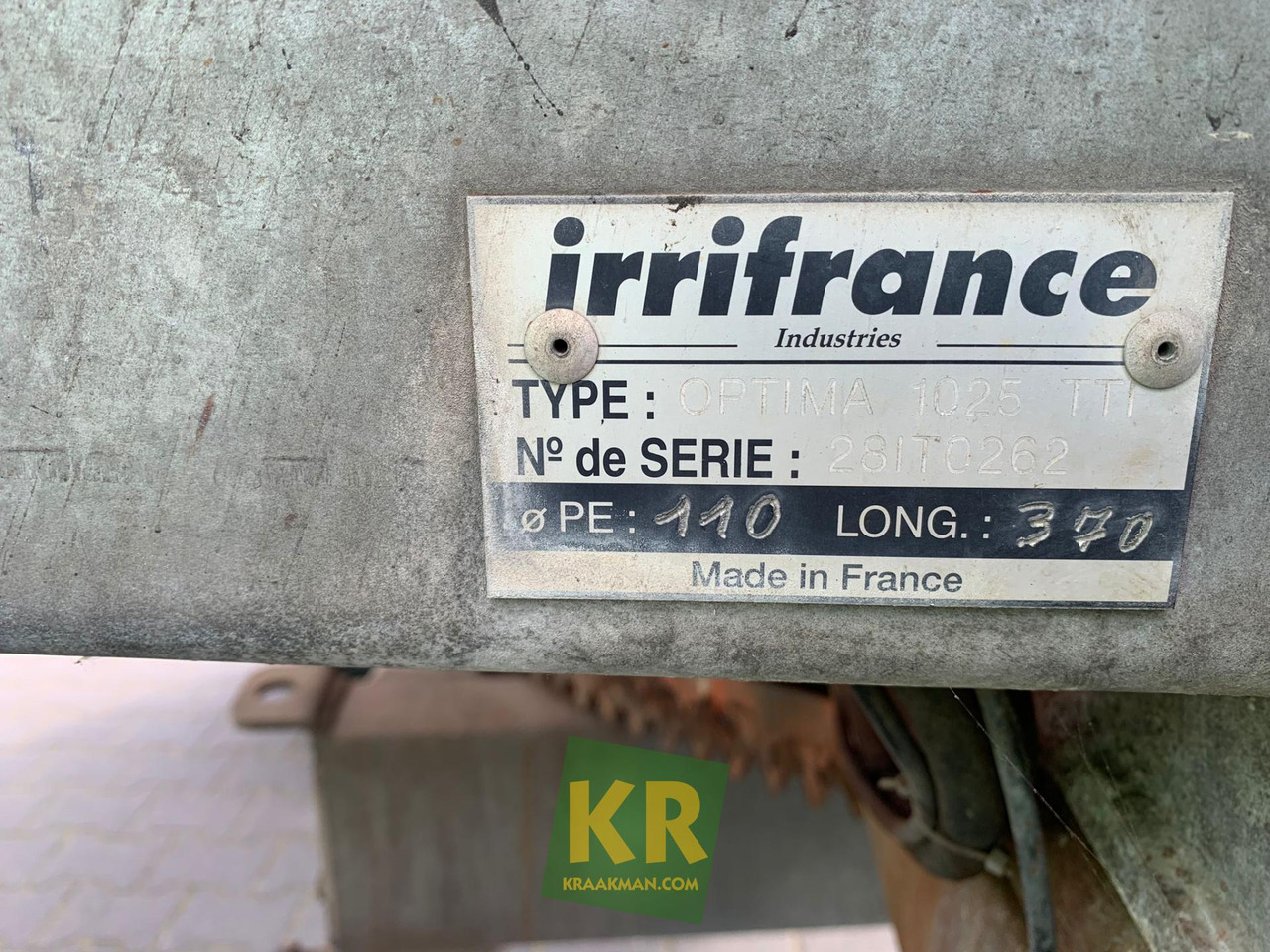 Irrigatiesysteem Optima 1025 irrifrance