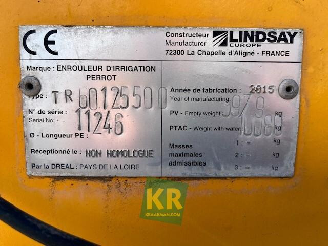 Irrigatiesysteem TR 125 haspel Perrot