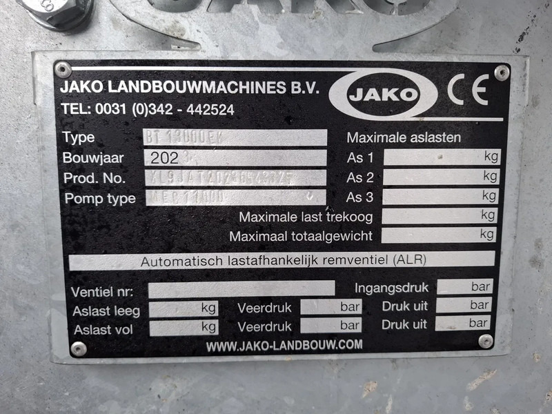Landbouwmachine Jako BT13000EK