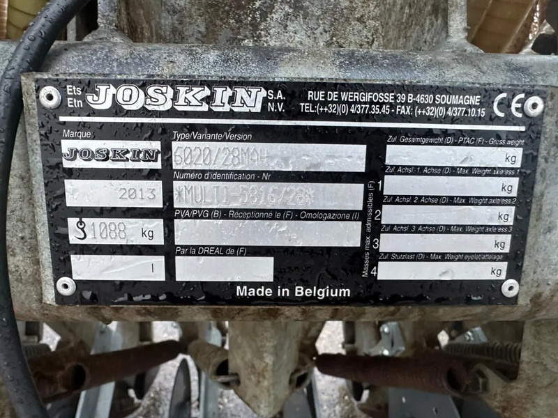 Landbouwmachine Joskin Mutli 6020/28 Multi action zodenbemester Bemester