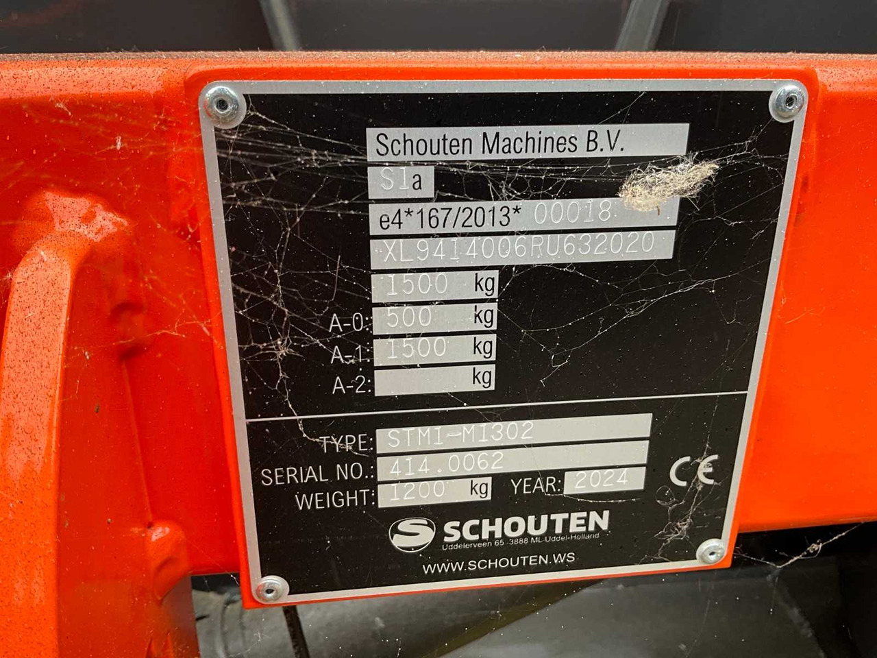 Klepelmaaier/ Mulcher Schouten Maver 1302