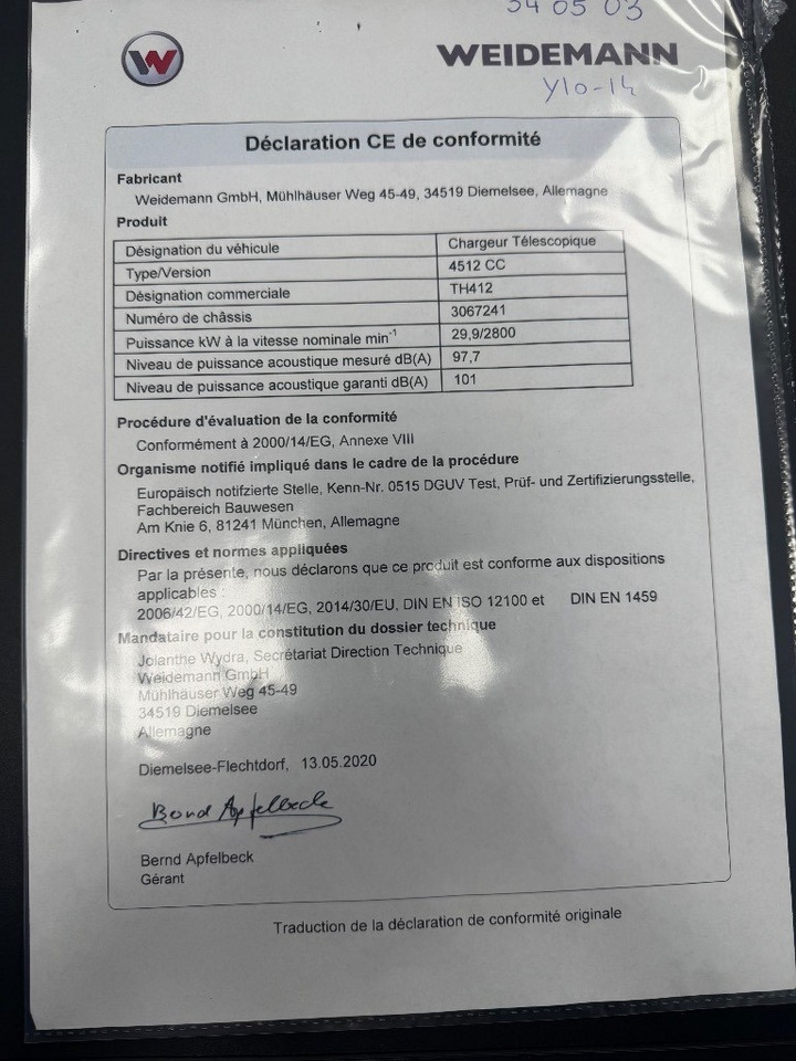 Kniklader Mecalac MCL 2