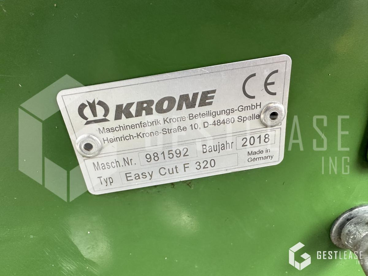 Maaimachine Krone EasyCut F320: afbeelding 6