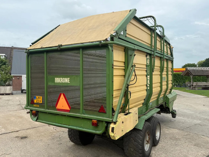 Landbouwmachine Krone Ladewagen Titan GL 6/40 balk invoer Snijwagen Stalvoeren