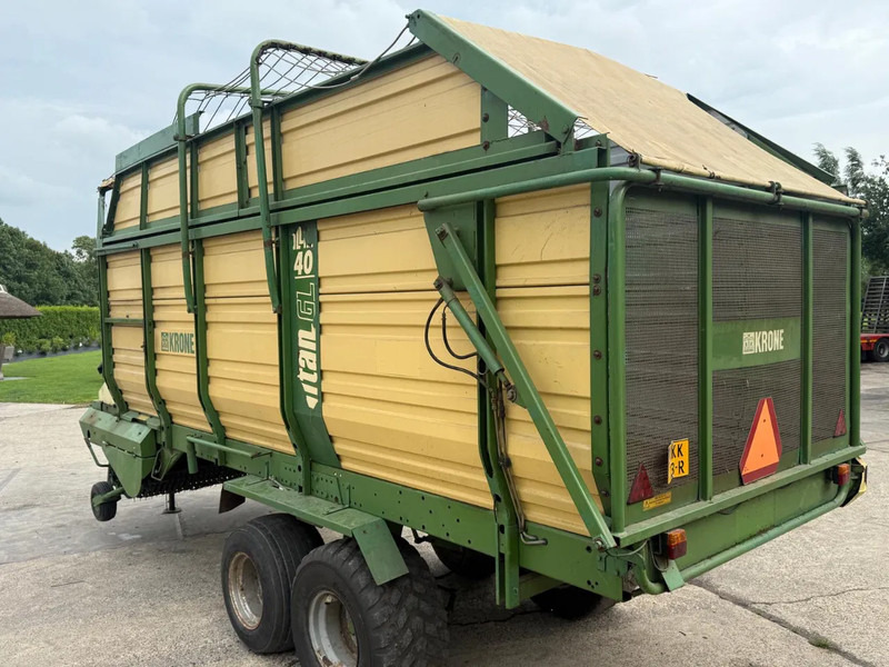 Landbouwmachine Krone Ladewagen Titan GL 6/40 balk invoer Snijwagen Stalvoeren