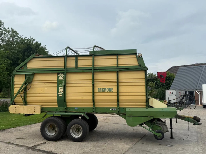 Landbouwmachine Krone Ladewagen Titan GL 6/40 balk invoer Snijwagen Stalvoeren