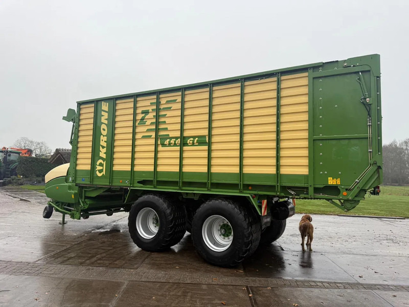 Landbouwmachine Krone ZX 450 GL Ladewagen 1996 vrachten! Opraapwagen