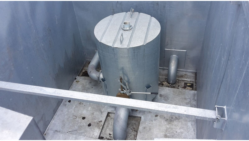 Kunstmeststrooier Agomac gegalvaniseerde mest-pompcontainer