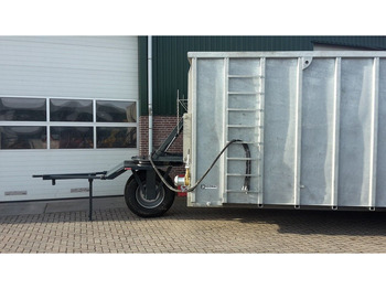 Kunstmeststrooier Mestcontainer met neuswiel