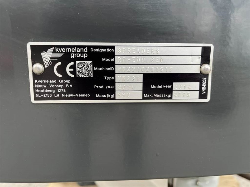 Kunstmeststrooier Vicon RO-EDW Geo Spread