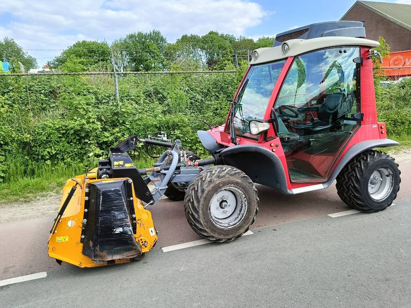 Landbouwaanhanger Aebi TT210 terratrac maaier mower pto front hef kubota