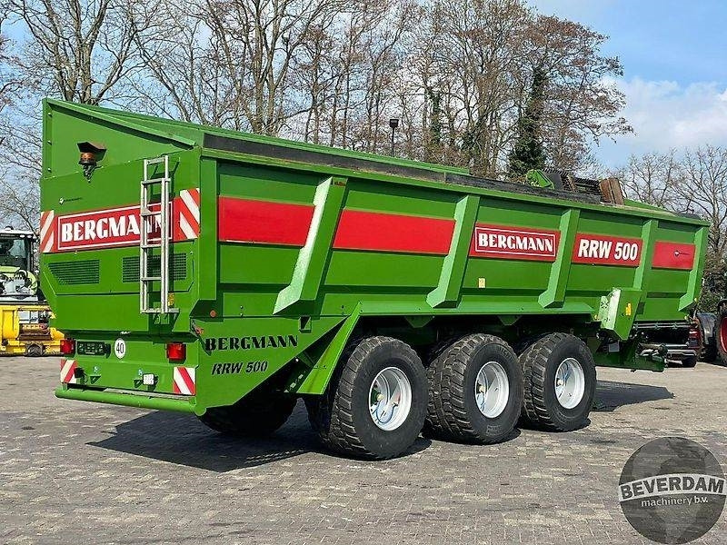 Landbouwaanhanger Bergmann RRW 500 Bietenoverlaadwagen Rübenreinigungswagen