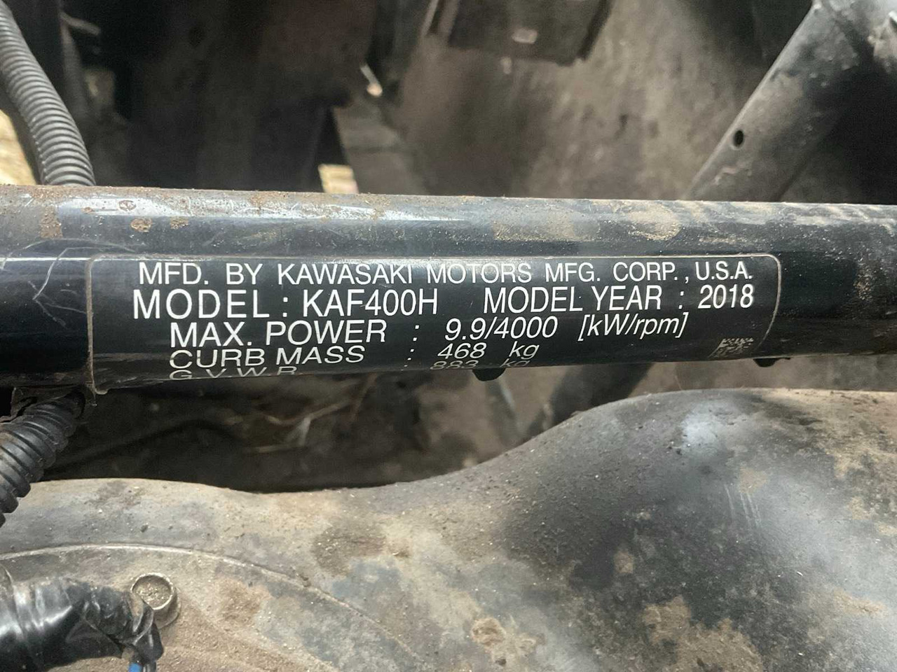 Landbouwaanhanger Kawasaki KAF400H Mule SX