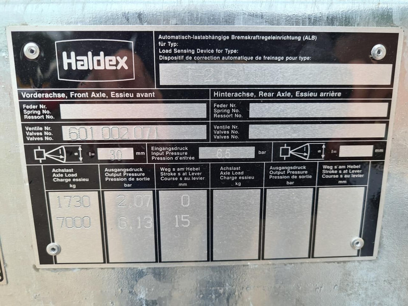 Landbouwaanhanger Onbekend