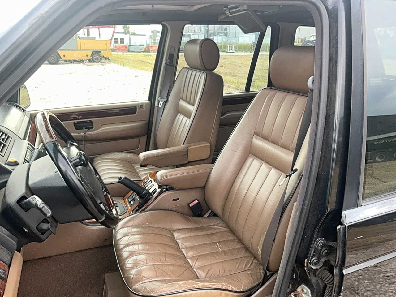 Landbouwaanhanger Range rover