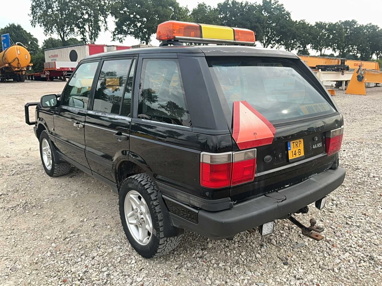 Landbouwaanhanger Range rover