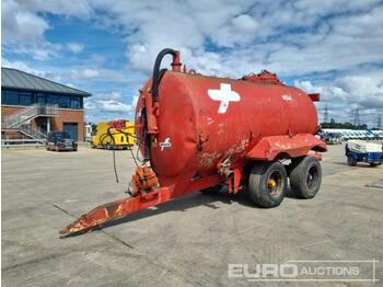  Redrock Single Axle PTO Driven Slurry Tanker - Landbouwaanhanger
