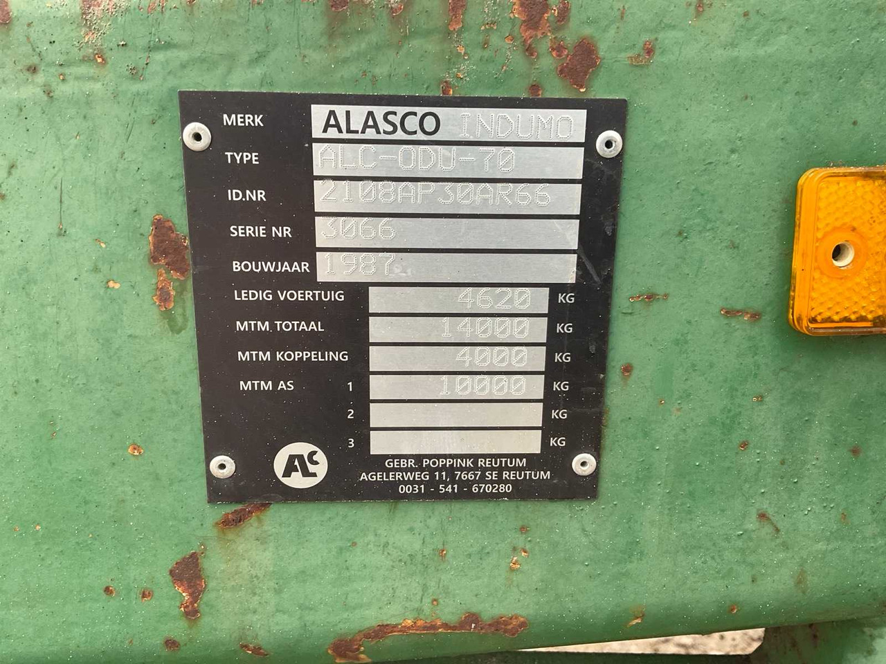 Landbouwkipper Alasco ALC-ODU-70