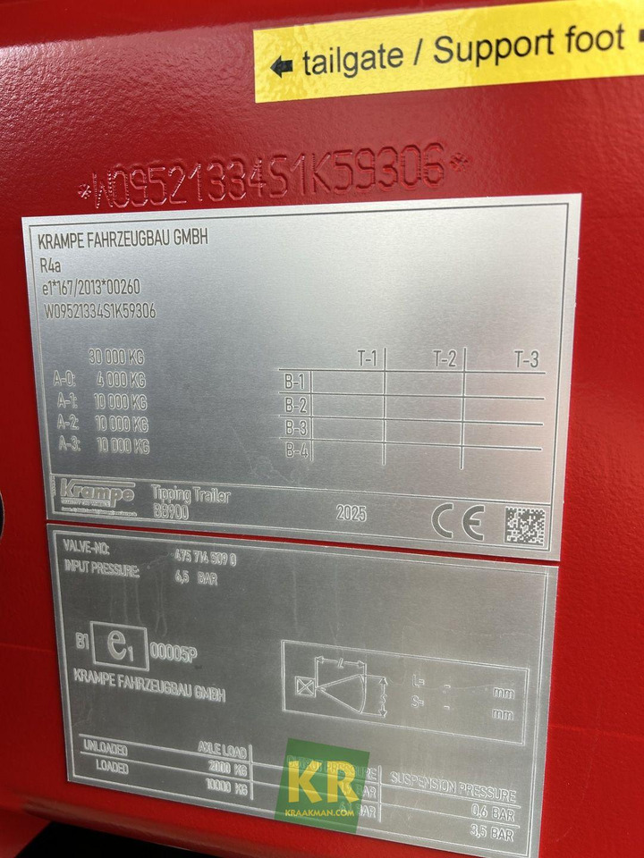 Landbouwkipper BIG BODY 900 Krampe