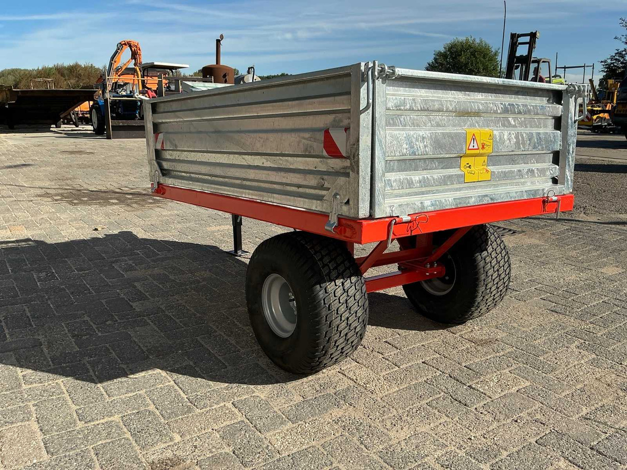 Landbouwkipper Single axle Dumper trailer