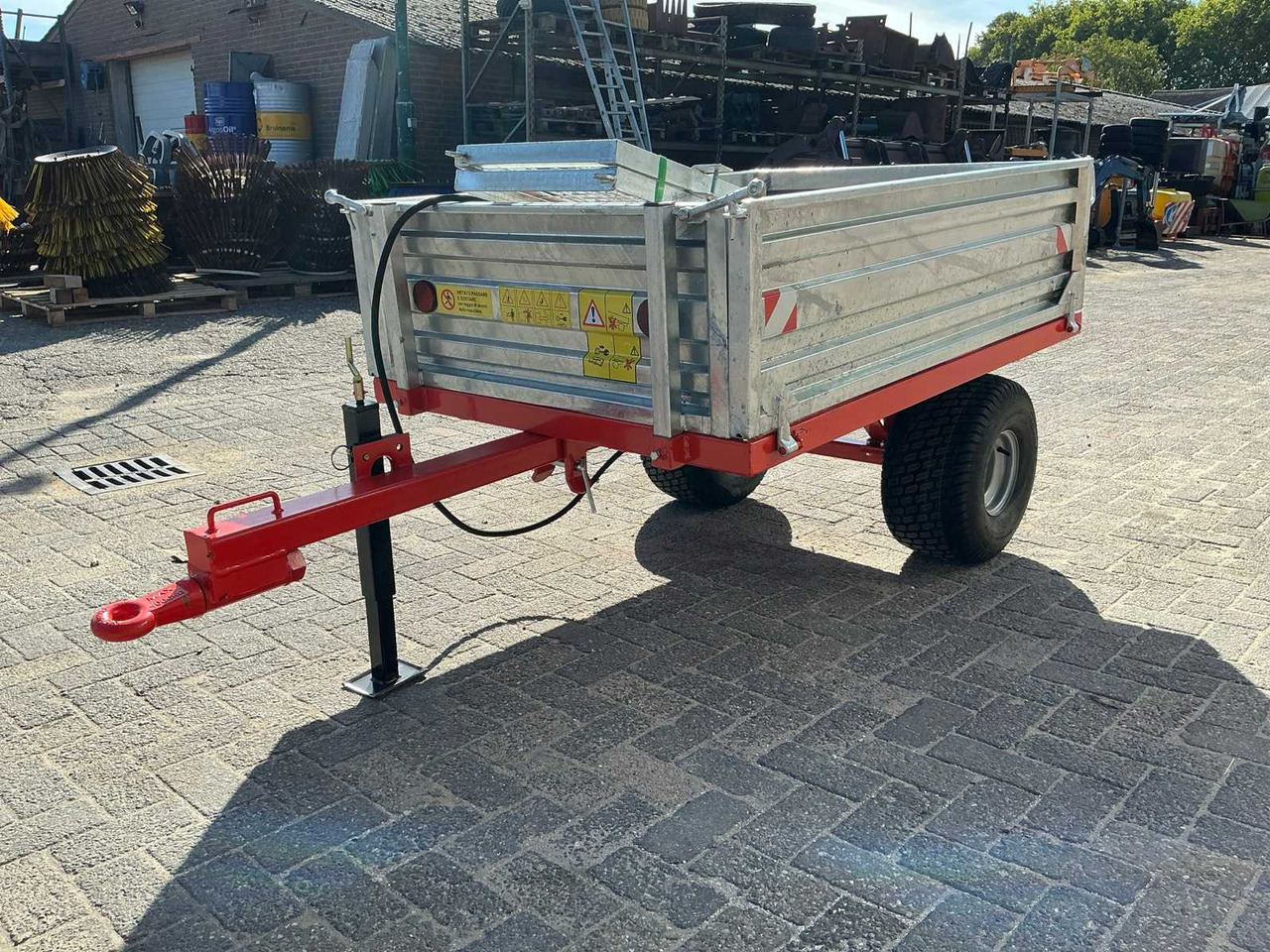 Landbouwkipper Single axle Dumper trailer