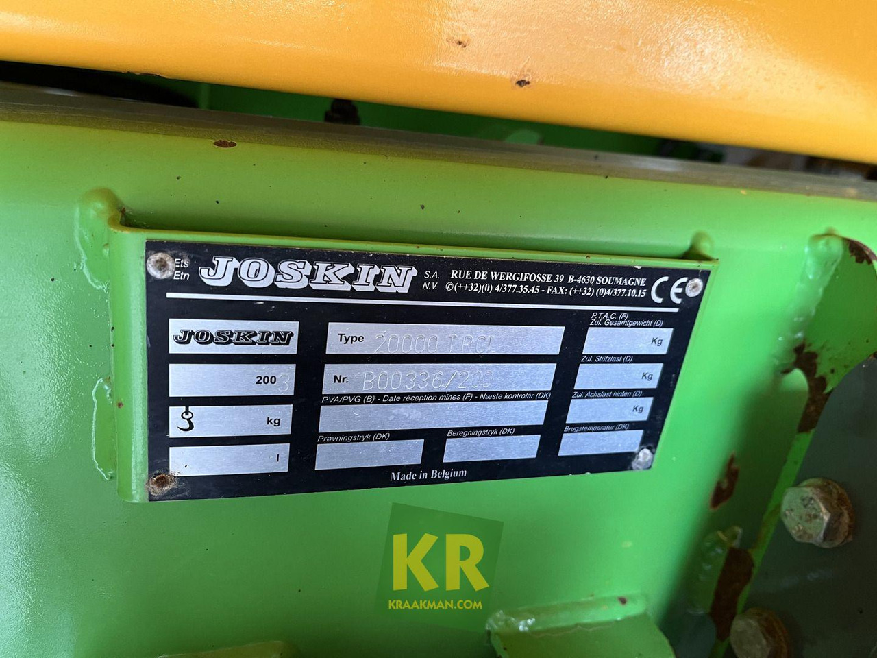 Landbouwkipper Trans-Space 2000 Joskin