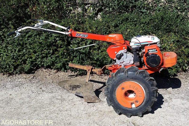 Landbouwmachine MOTOCULTEUR KUBOTA TF80 1ère MAIN AVEC SOC CHARRUE ADAPTABLE (TVA 0% )