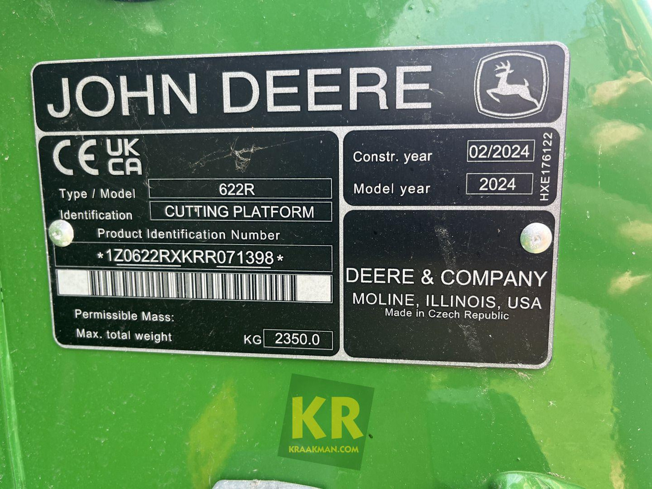 Maaidorser John Deere T660