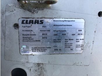 Maaimachine CLAAS Corto 3200 FN