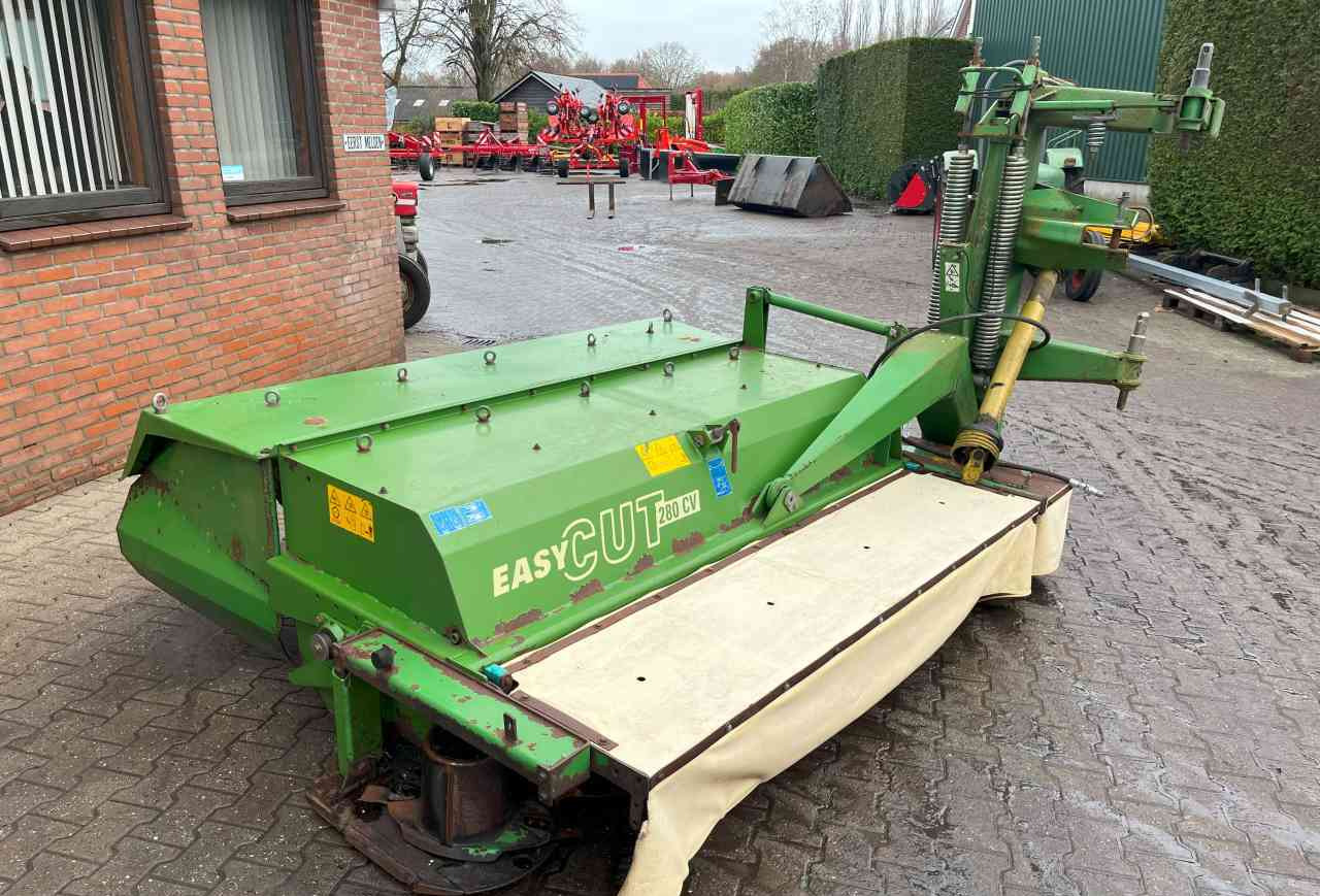 Maaimachine Krone Easycut 280 CV achtermaaier schijvenmaaier kneuzer weidebouwmachines