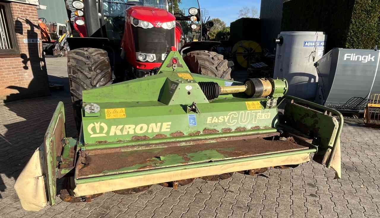 Maaimachine Krone Easycut 28 CV frontmaaier, schijvenmaaier, mower Hooibouwmachines