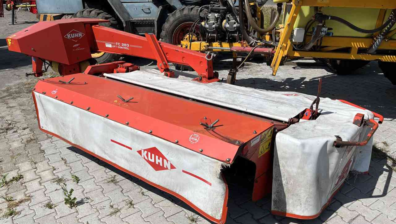 Maaimachine Kuhn FC283 schijvenmaaier achtermaaier weidebouwmachines