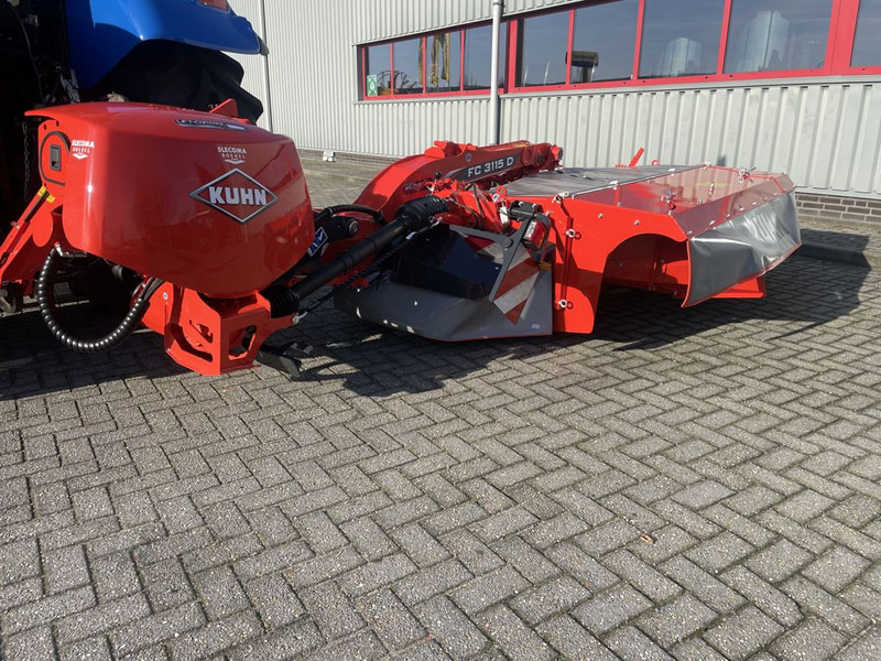 Maaimachine Kuhn FC3115D Schijvenmaaier met Kneuzer