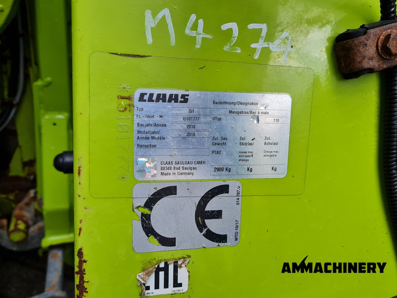 Maiskolvenplukker Claas Orbis 600SD rotary corn header